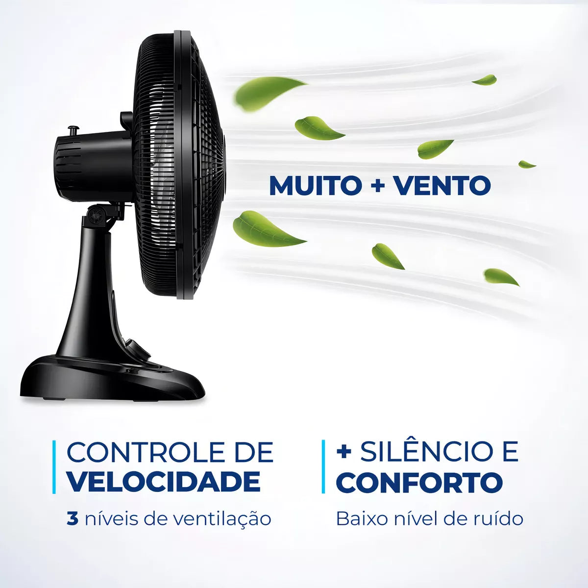 Ventilador De Mesa Mondial 40cm Vsp-40 Preto 127v Diâmetro 40 cm Material das pás Plástico Quantidade de pás 6 110V